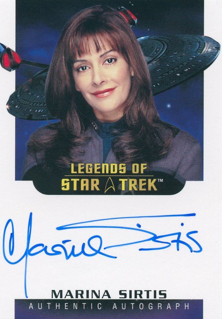 TNG Archives Legends Autograph L14 - Marina Sirtis