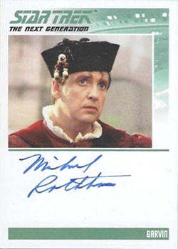 TNG Archives Classic Autograph Michael Rothhaar