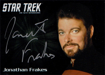 Silver Autograph - Jonathan Frakes