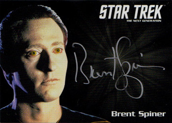 Silver Autograph - Brent Spiner
