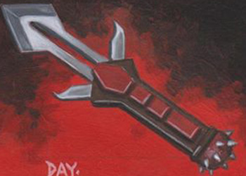 David Day Sketch - Klingon D'k Tahg