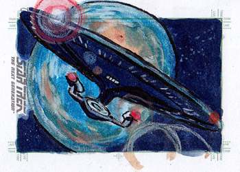 Daniel Gorman Sketch - USS Enterprise NCC 1701-D