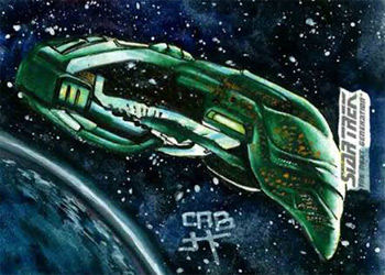 James Hiralez Sketch - Romulan Warbird