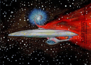 Seth Ismart Sketch - USS Enterprise NCC 1701-D