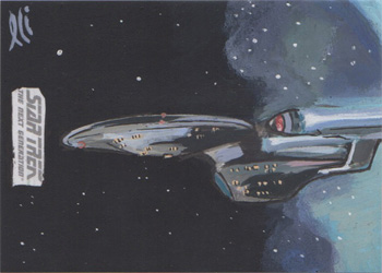 Lee Lightfoot Sketch - USS Enterprise NCC-1701-C