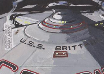 Lee Lightfoot Sketch - USS Brittain