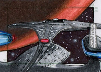 Adam & Bekah Cleveland Sketch - USS Enterprise NCC 1701-D #6