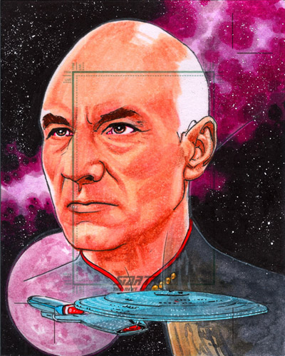 Roy Cover AR Sketch - Jean-Luc Picard