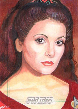 Marcia Dye Sketch - Deanna Troi #3