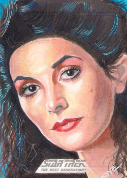 Marcia Dye Sketch - Deanna Troi #4
