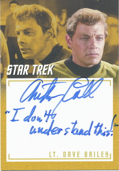 TOS Archives Inscription Autograph A30 - Anthony Call