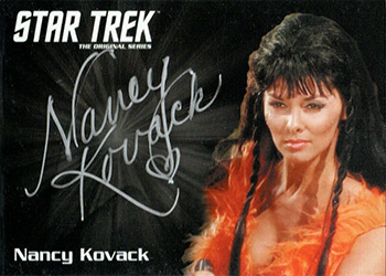 TOS Archives Silver Series Autograph - Nancy Kovack