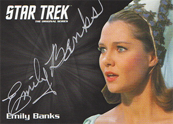 TOS Captain's Silver Series Autograph - Emily Banks