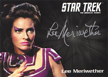 TOS Captain's Silver Series Autograph - Lee Meriwether