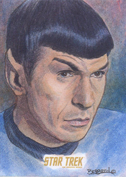 Dan Bergren TOS Captain's Sketch - Spock