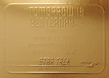 Gold Card G21 - Tomorrow is Yesterday