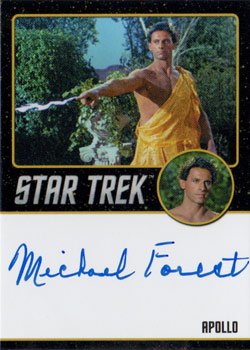 Black Border Autograph - Michael Forest