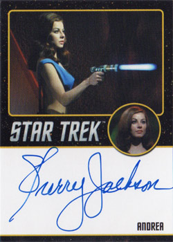 Black Border Autograph - Sherry Jackson
