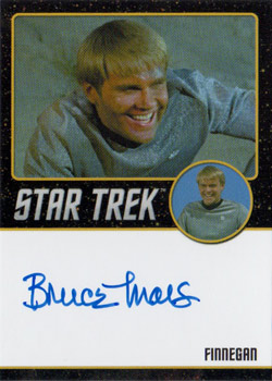 Black Border Autograph - Bruce Mars