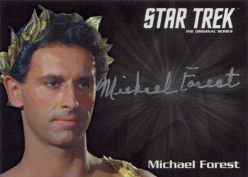 Silver Autograph - Michael Forest