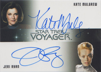 Kate Mulgrew & Jeri Ryan Dual Autograph Card