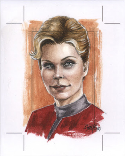 David Day AR Sketch - Species 8472 as Valerie Archer
