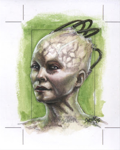 David Day AR Sketch - Borg Queen