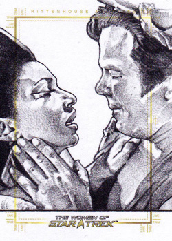 Michael James AR Sketch - Uhura and Kirk
